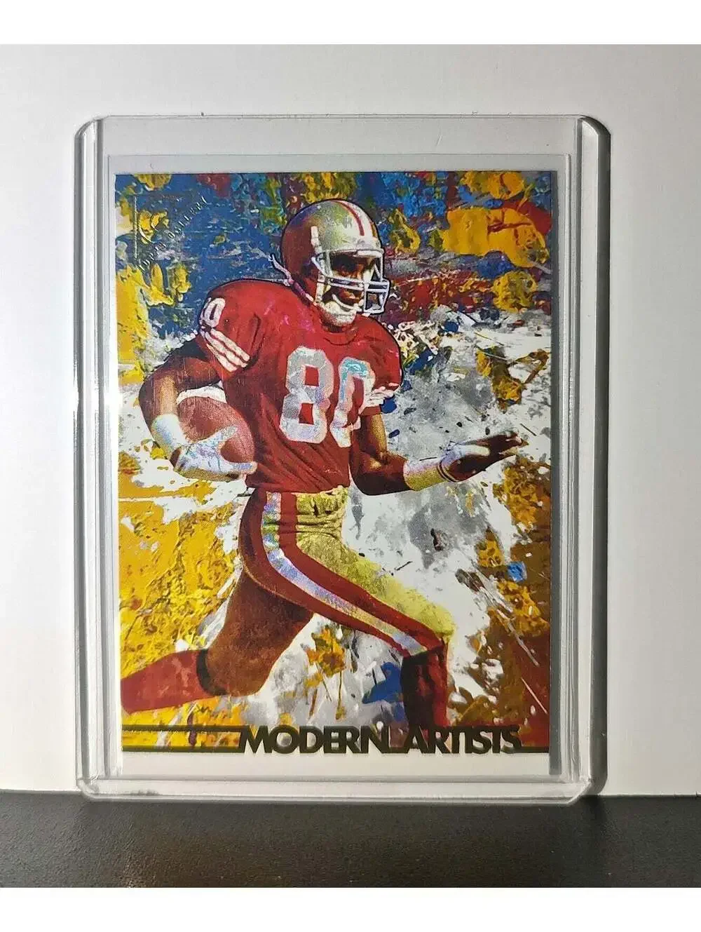 Jerry Rice 2023 Topps Gallery Modern Artists NFL #MA-12 Card San Francisco 49ers